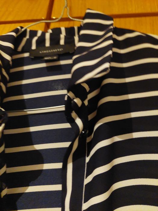 Camisa azul e branca Primark