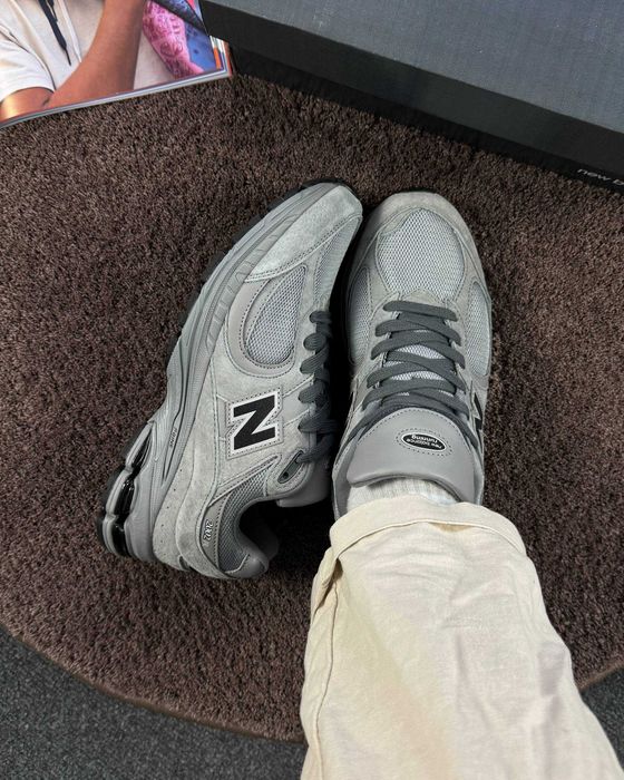 !SALE! Кросівки New Balance 2002r Grey Black Premium 41 42 43 44 45 46 нб чорні