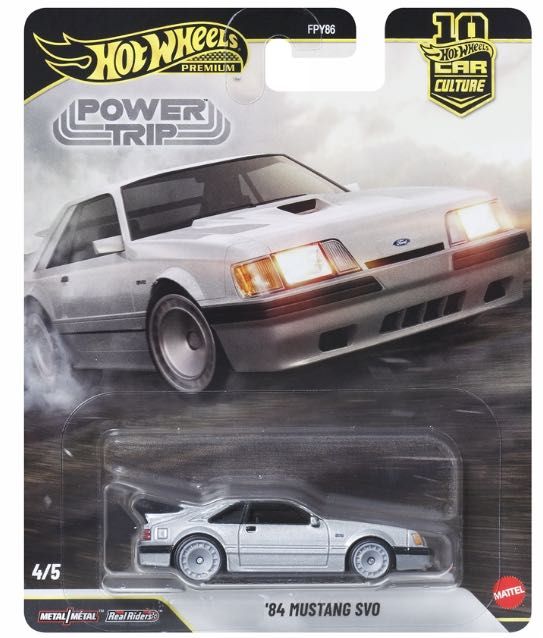 Hot Wheels Premium Car Culture Power Trip '84 Mustang SVO 4/5 JKF31