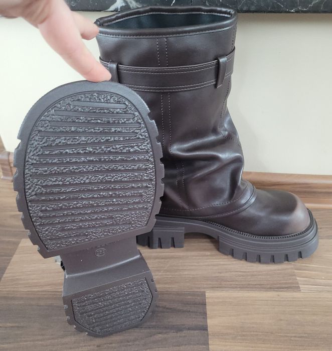 Buty botki damskie typu Biker r. 39