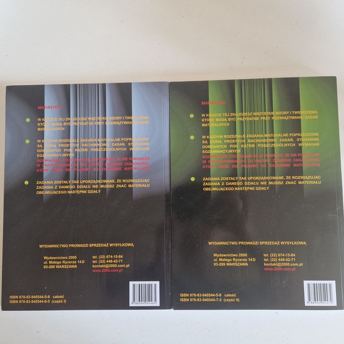 Matura z matematyki 2024 cz. 1 i 2