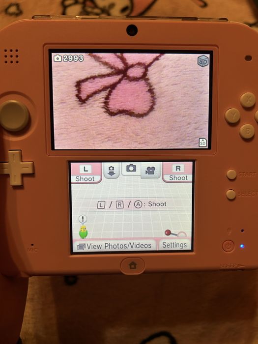 2da nintendo różowy