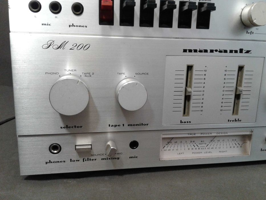 MARANTZ PM 200 wzmacniacz stereo, deck gratis