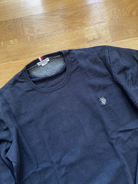 Granatowy sweter u.s. Polo Assn.