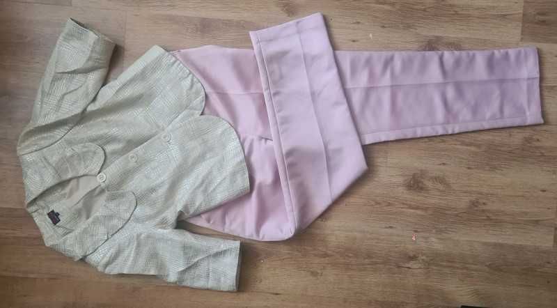 komplet spodnie+żakiet 44