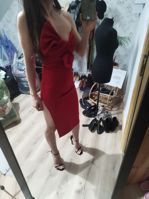 Sukienka damska czerwona sexi pretty little thing