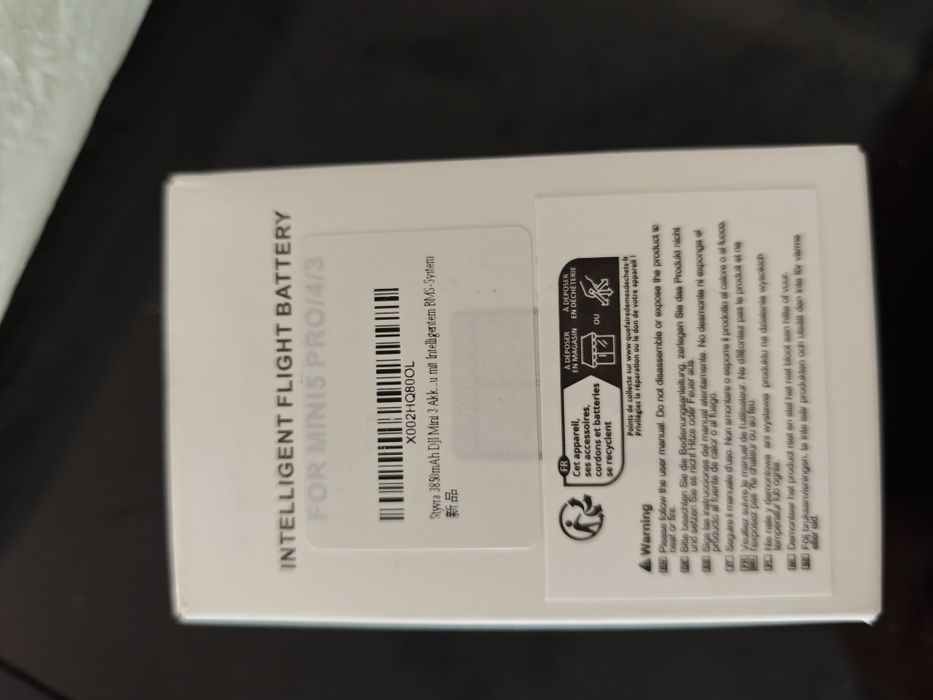 Bateria de inteligente 3850mAh para DJI Minii 3/3pro 4 e 5