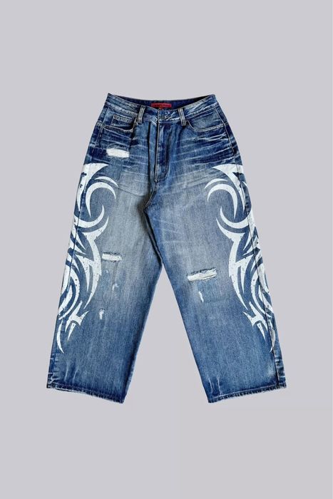 Jaded London Light Wash Blade XL 26-36 Colossus Jeans: 2 907