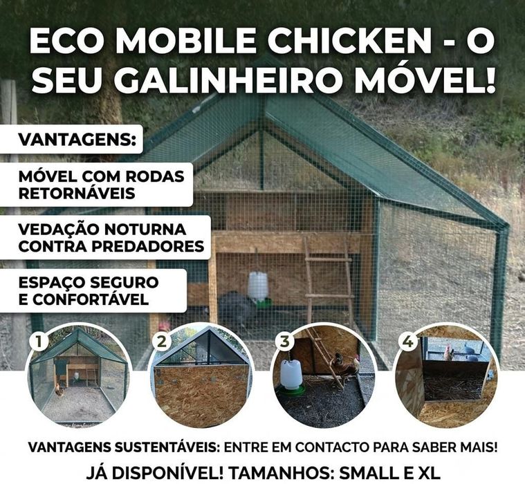 Galinheiro móvel