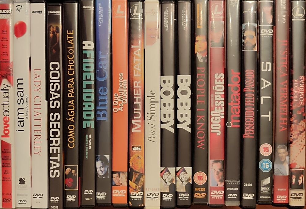 DVD's diversos (preço de cada)