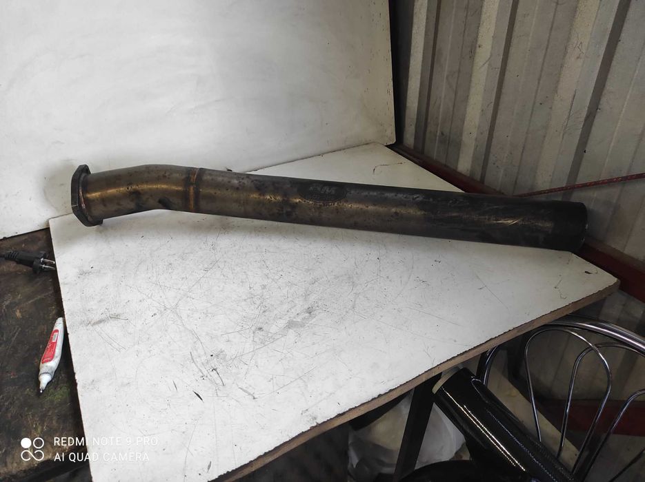 Audi A6 C6 2.7 3.0 TDI rura downpipe pod DPF dolna