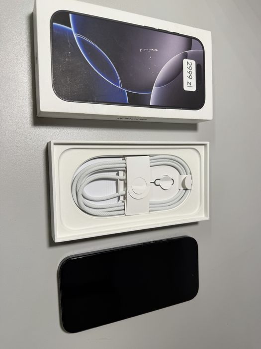 iPhone 16 pro 128 GB/ Czarny/ Bez RaT/ Bat-100% 35 cykl/Wrocław sklep