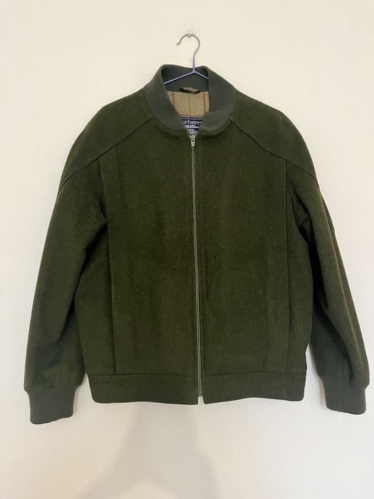 Бомбер Burberry шерсть и альпака