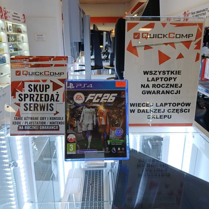Gra PlayStation 4 PS4 / PS5 FC 26 Gwar 1 rok QUICK-COMP