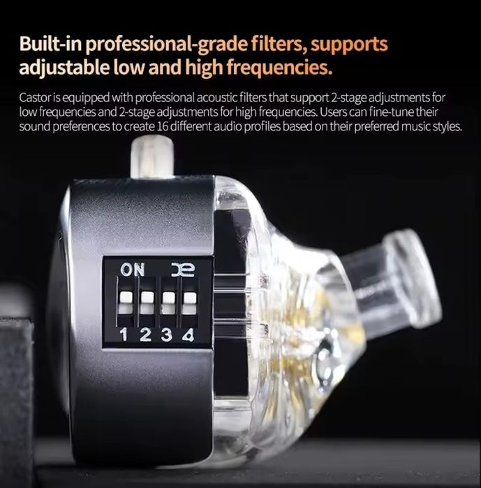 Наушники KZ Castor Bass