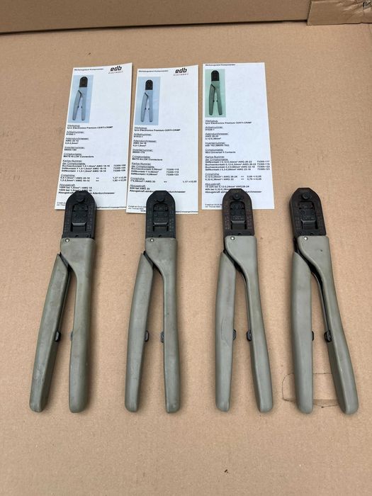 Zaciskarki Tyco CERTI-CRIMP Premium • AWG 22–10