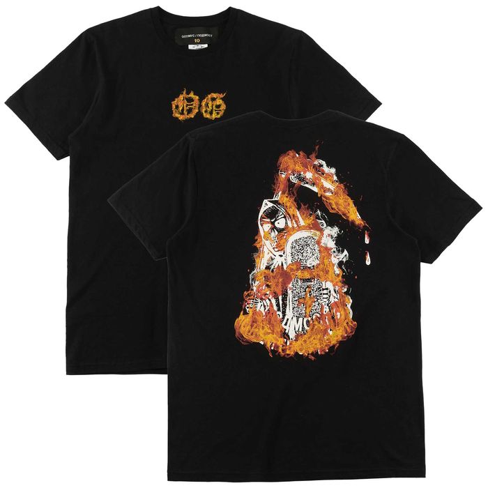 Новая Футболка Подмост Скейтбординг Х Оптимус Генг Огонь Л, ХЛ