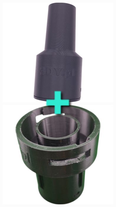 Komplet końcówek złączek do węża odkurzacza Starmix 1625 Bosch GAS25