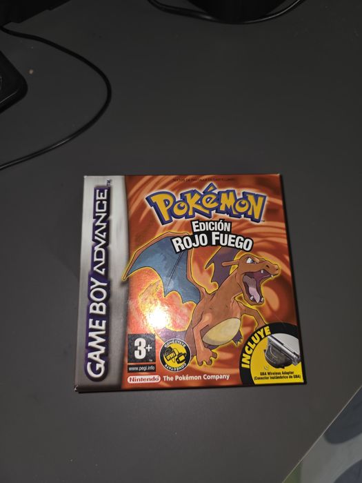 Pokémon Edición Rojo Fuego GBA PAL-ES (Fire red)P – COMPLETO + Wireles