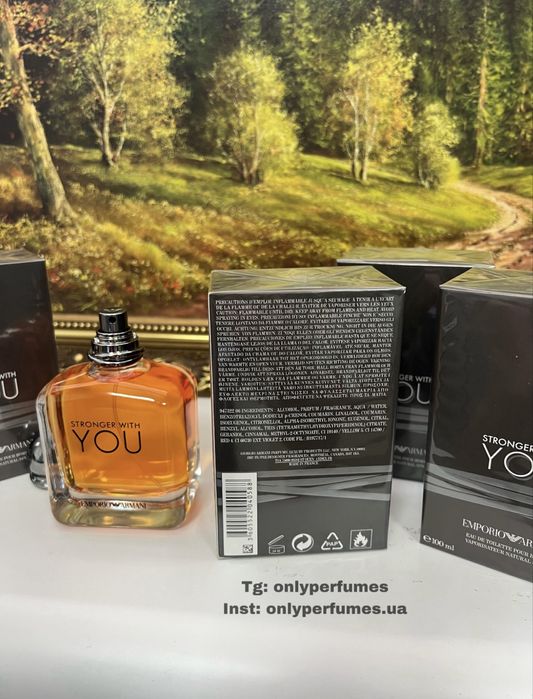 Духи чоловічі Armani Stronger With You. Стронгер Армани Виз Ю 100 мл
