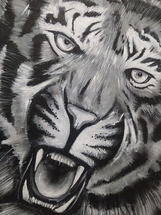 Tela decorativa tigre