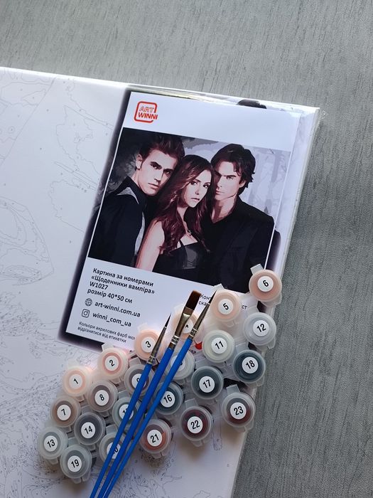 Картини за номерами Секрет небес реквієм та інші персонажі