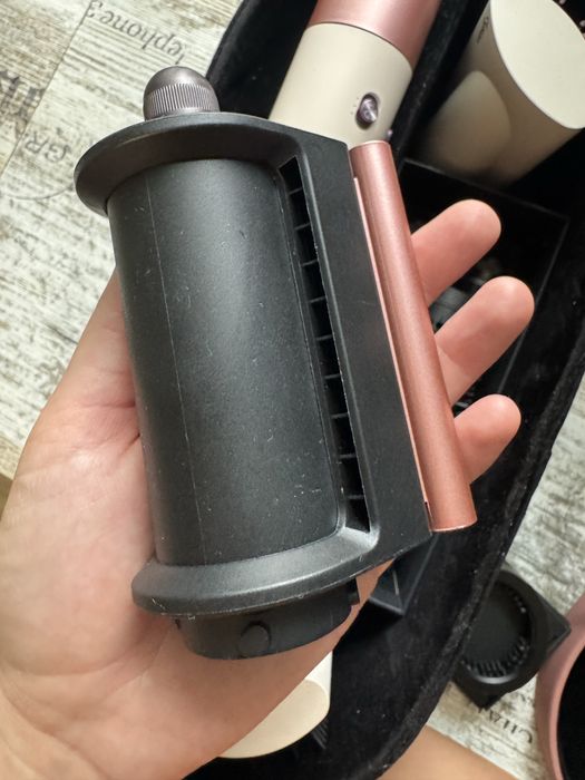 Dyson air wrap pink