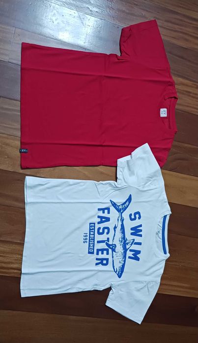 Conjunto de 11 t-shirts para criança - 7/8 anos