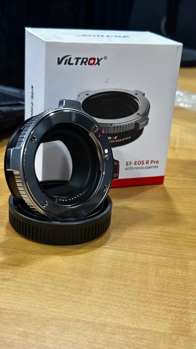 Adaptador viltrox canos EF para RF
