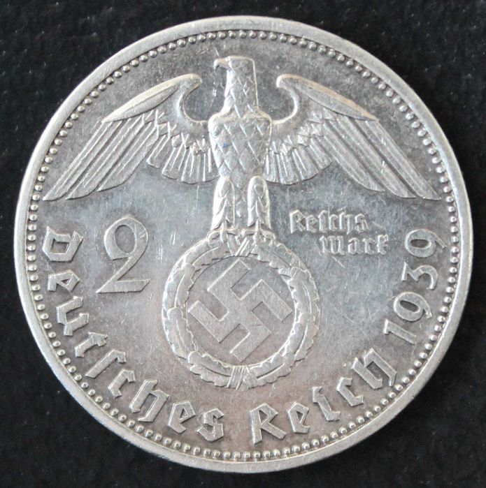 монета 2 марки 1925,1934,1939,серебро