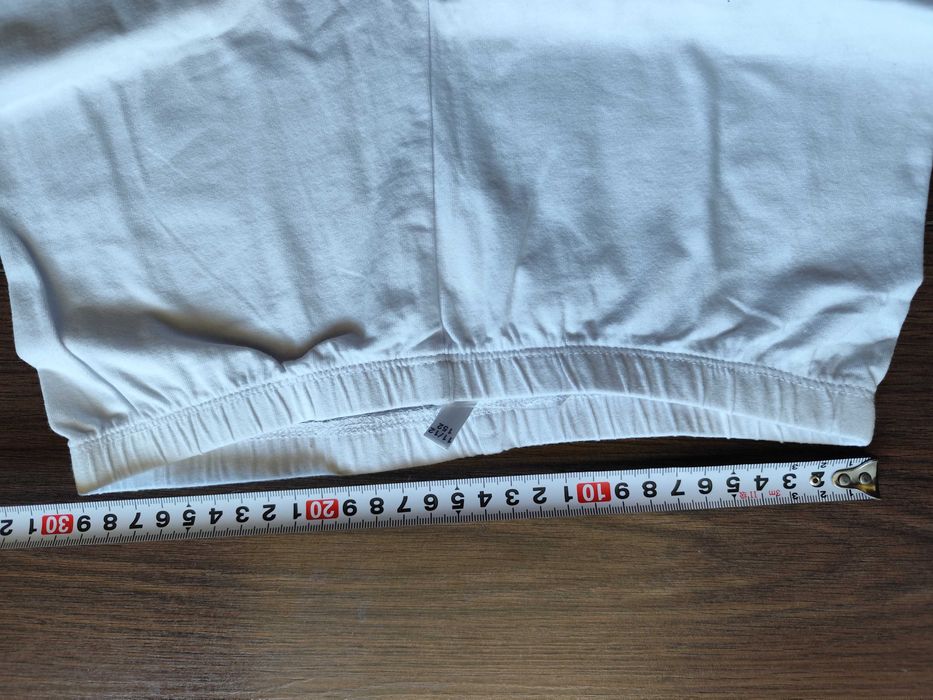 Новые белые лосины капри со стразами Idexe, на девочку 11-12 / 146-152