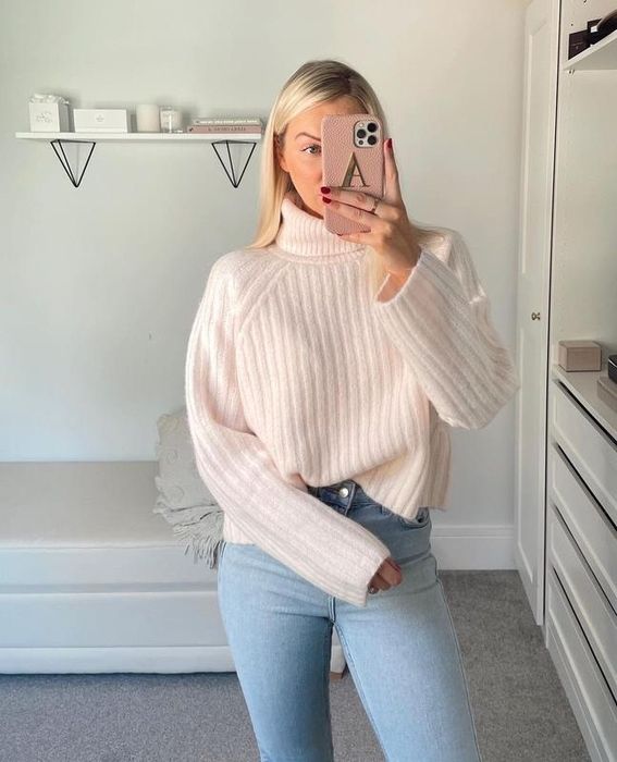 Zara светр пудра шерсть