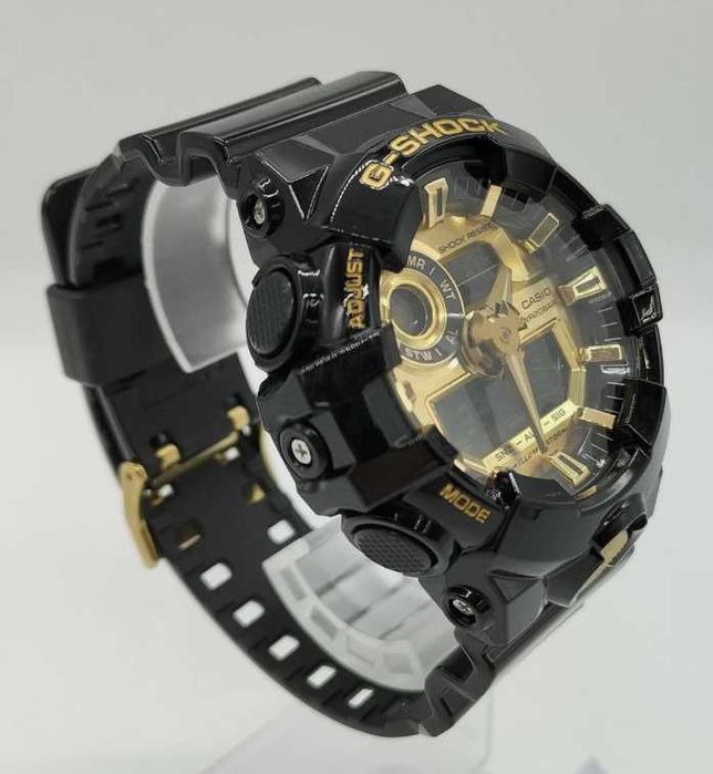 Новий Оригінал Casio G-SHOCK GA-710GB-1AER. Золотий з чорним Касіо