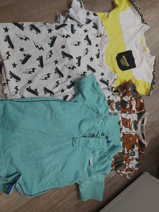 Koszulki chlopiece r 110 20 szt