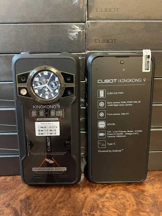 Смартфон Cubot KingKong 9 12/256Gb NFC 10600mAh Night Vision Helio G99