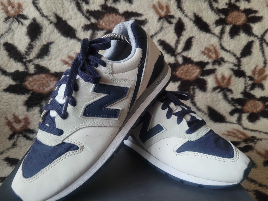 Super sportowe sneakersy New Balance Figs x 996 wkł.24,5 cm skóra