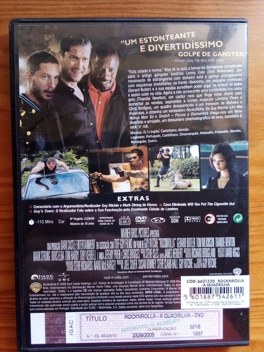 ROCKNROLLA A Quadrilha, Guy Ritchie, Gerard Butler, Tom Wilkinson