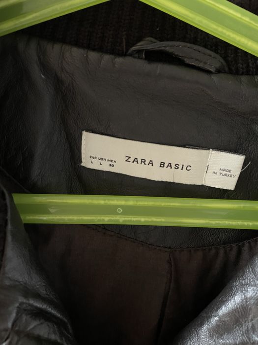 Kurtka skórzana damska Zara Basic