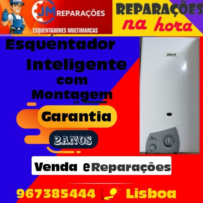 Esquentador Inteligente com montagem e garantia