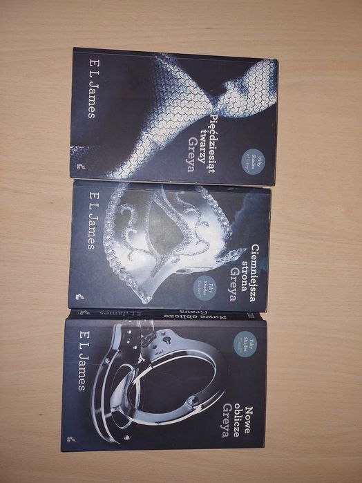50 twarzy Greya kpl 3 książki