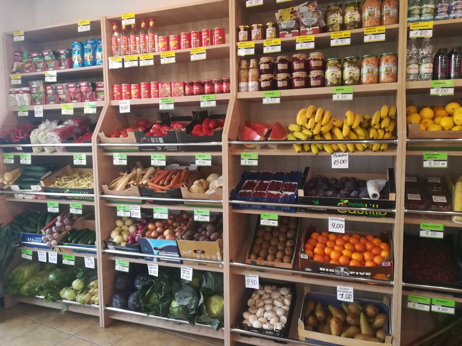 regały sklepowe na warzywa każda ilość PRODUCENT warzywniak 96 cm