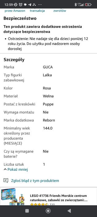 Sprzedam lalkę GUCA