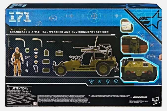 GIJOE Classified #171 Crankcase & A.W.E. Striker ( Novo selado)