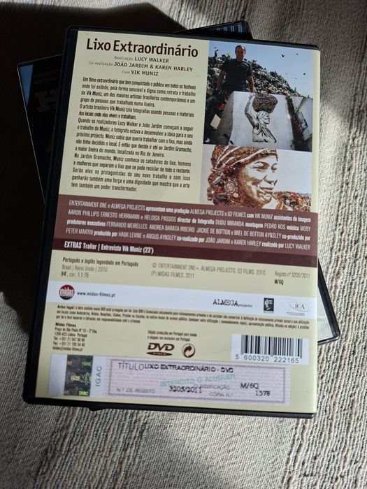 Dvd Lixo Extraordinário documentário