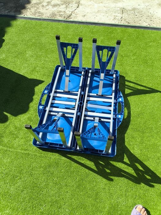 Складний стіл зі стільцями складной стол со стульями