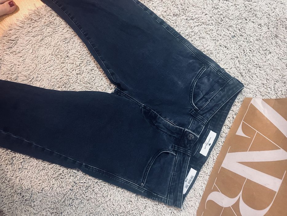 Meskie spodnie szare jeansy rozm s tom tailor
