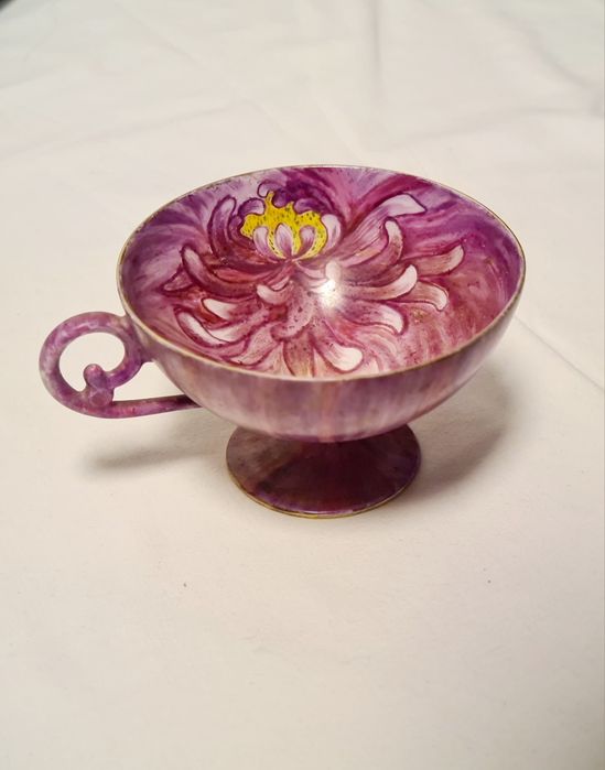 Chávena de Coleção Porcelana Bavaria Rudolf Wächter – Lustreware Anos 30