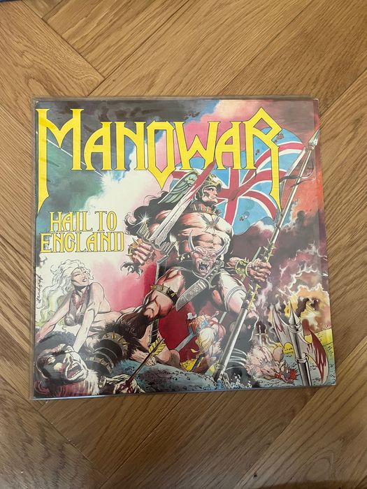 MANOWAR – HAIL TO ENGLAND Roadrunner Records RR 9865 | Holland | 1984 | Early EU Pressing (Discogs #703411)