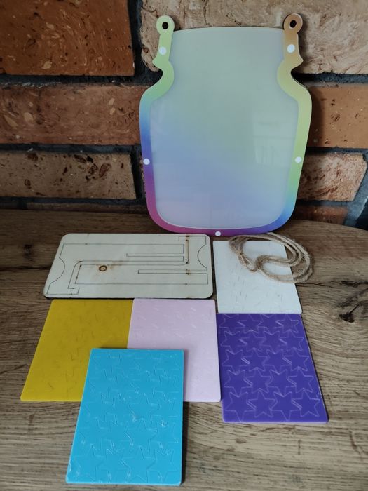 Drewniany słoik motywacyjny nagrody dla dzieci z gwiazdkami