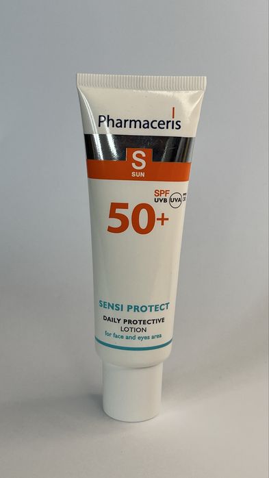 Emulsja delikatna do stosowania na twarz i okolice oczu nawilża i chroni przed uv 50 spf pharmaceris 50 ml